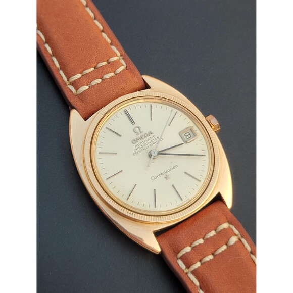 Vintage Omega Constellation Automatic Watch Chronometer Rose Gold 168027 Cal.564 - Picture 3 of 10